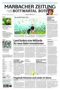 Marbacher Zeitung - 29. September 2017