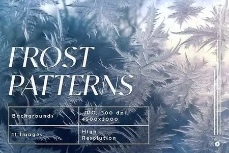 Frost Pattern Backgrounds - UTG379E