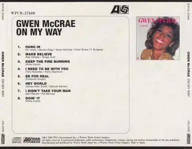 Gwen McCrae - On My Way (1982) [2013, Japan]