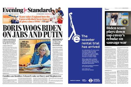 London Evening Standard – June 10, 2021