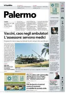 la Repubblica Palermo - 7 Settembre 2018
