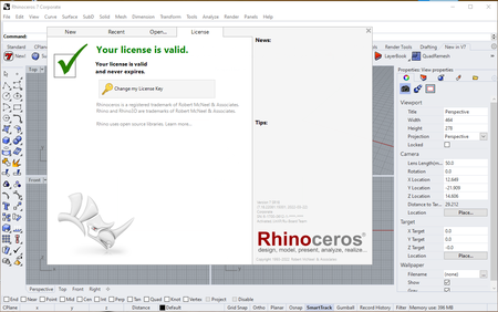 Rhinoceros 7 SR18 (7.18.22081.15001)