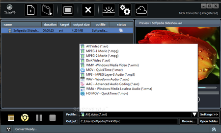 ThinkVD MOV Converter v1.9.5.1129