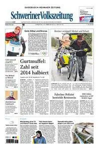Schweriner Volkszeitung Gadebusch-Rehnaer Zeitung - 13. Februar 2018
