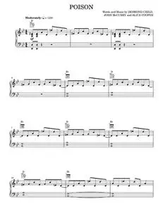 Poison - Alice Cooper, Desmond Child (Piano-Vocal-Guitar)