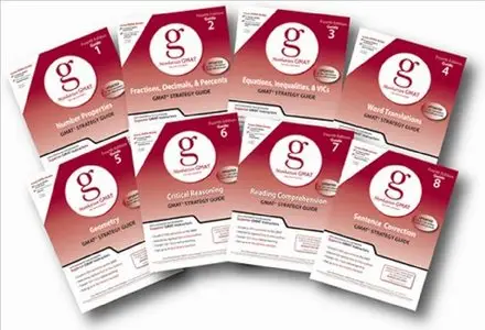 MG Prep Manhattan GMAT Set of 8 Strategy Guides, 4th Edition