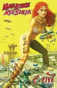 Mars Attacks / Red Sonja # 5 - Conclusión de Angry Red Planet