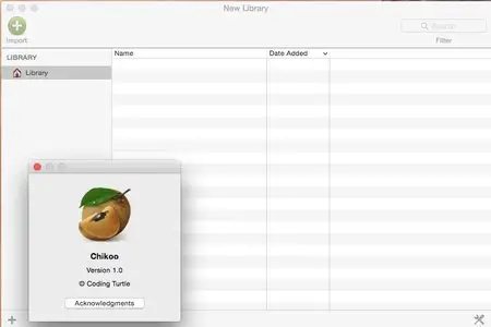 Chikoo 1.0 Mac OS X