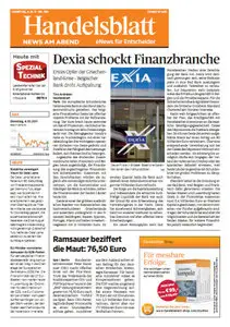 Handelsblatt News am Abend vom 04.10.2011