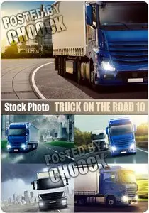 Truck on the road 10 - Stock Photo