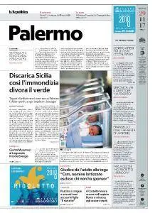 la Repubblica Palermo - 29 Novembre 2017