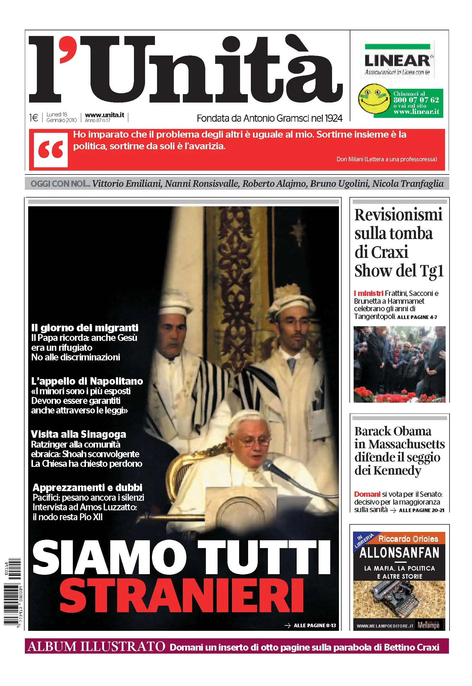 Unità 18.01.2010
