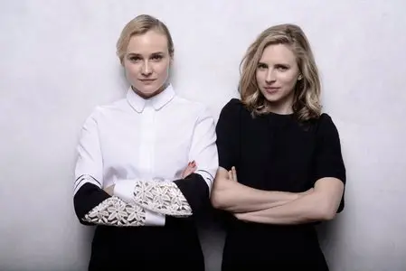 Diane Kruger and Brit Marling - 'The Better Angels' Portraits by Victoria Will at Sundance on January 2014