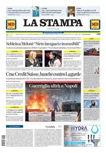 La Stampa Savona - 16 Marzo 2023