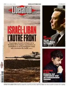 Libération - 26 Octobre 2023