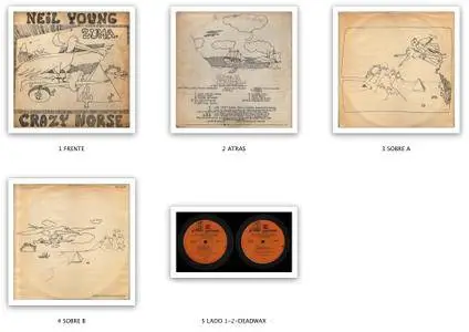 Neil Young With Crazy Horse - Zuma ‎(1975) US 1st Pressing - LP/FLAC In 24bit/96kHz