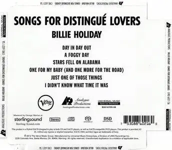 Billie Holiday - Songs For Distingue Lovers (1957) [Analogue Productions, Remastered 2012]