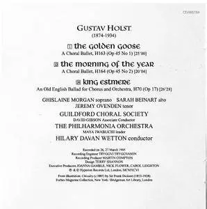 Guildford Choral Society, Hilary Davan Wetton - Holst: The Morning of the Year, The Golden Goose, King Estmere (1996) Re-Up