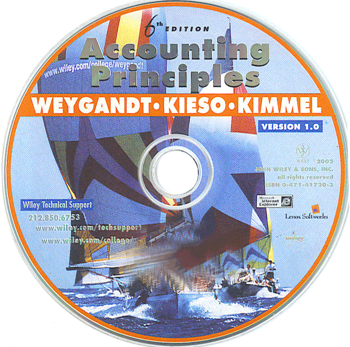 Accounting Principles 6 edition CD-Rom Tutorials