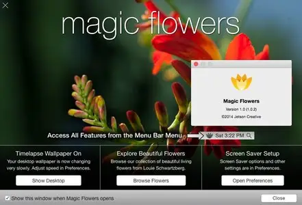 Magic Flowers 1.0 Mac OS X