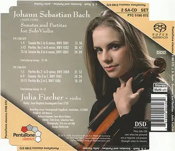J.S. Bach - Julia Fischer - Sonatas and Partitas for Solo Violin (2005) {2xHybrid-SACD // CD-Layer} [Repost]