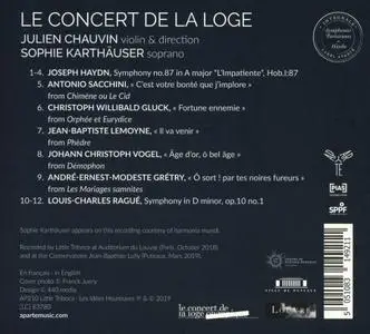 Sophie Karthäuser, Julien Chauvin, Le Concert de la Loge - Haydn: L'Impatiente (2019)