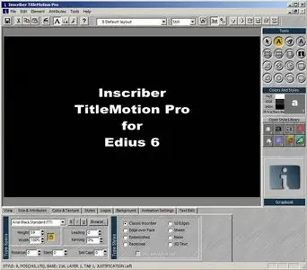 TitleMotion Pro for Edius 6 incl. User Guide English
