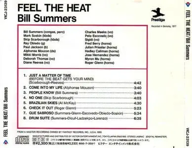 Bill Summers - Feel The Heat (1977) {1993 Prestige Japan}