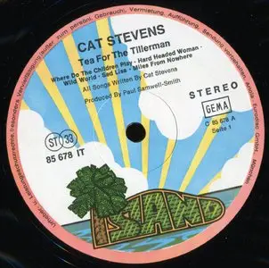 Cat Stevens ‎– Tea For The Tillerman {Original GER} vinyl rip 24-96 NEW RIP, NEW RIG