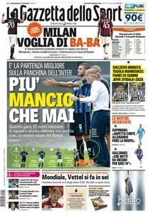 La Gazzetta dello Sport comprese tutte le edizioni locali (Sicilia, Puglia, Roma, Milano) - 22.09.2015