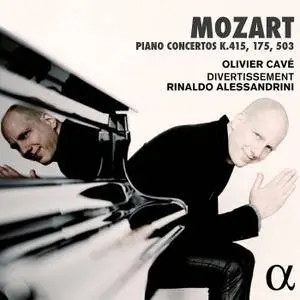 Olivier Cavé, Divertissement, Rinaldo Alessandrini - Mozart: Piano Concertos K. 415, 175 & 503 (2016)
