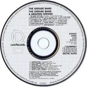 The Grease Band - Grease Band (1971) + Amazing Grease (1975) 2 LP on 1 CD, 1991