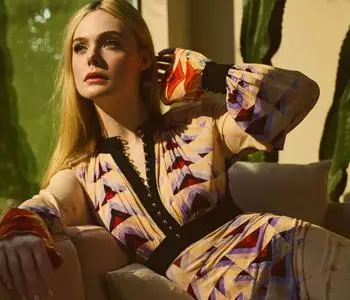 Elle Fanning by Ollie Upton for Marie Claire Australia October 2022
