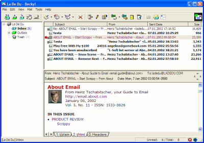 Becky! Internet Mail 2.45.01