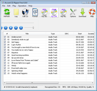 Accord CD Ripper Express Free 6.3.8 - Portable