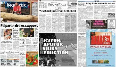 Philippine Daily Inquirer – December 29, 2011