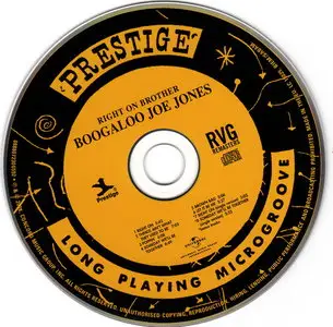 Boogaloo Joe Jones - Right On Brother (1970) {2008 Prestige Rudy Van Gelder Remaster}