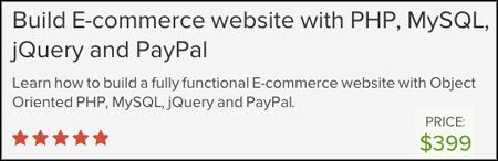Build E-commerce website with PHP, MySQL, jQuery and PayPal [repost]
