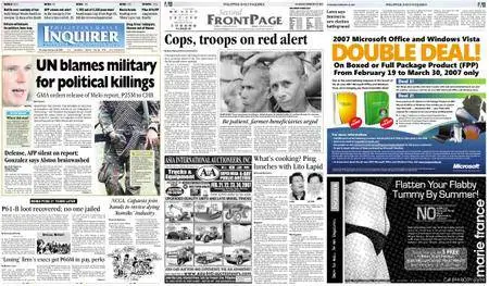 Philippine Daily Inquirer – February 22, 2007