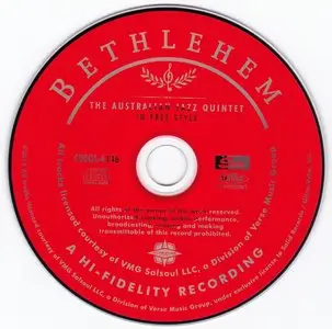 The Australian Jazz Quintet - In Free Style (1958) {2014 Japan Bethlehem Album Collection 1000 CDSOL-614}