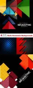 Vectors - Dark Geometric Backgrounds