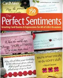 CardMaker: The Perfect Sentiments - November 2017