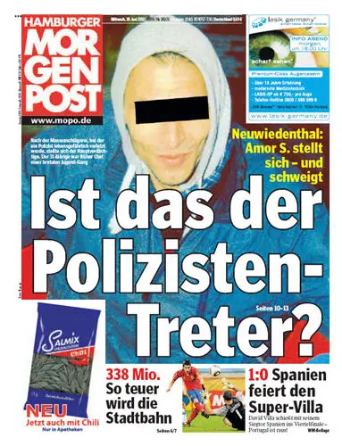 Hamburger Morgenpost vom 30 Juni 2010