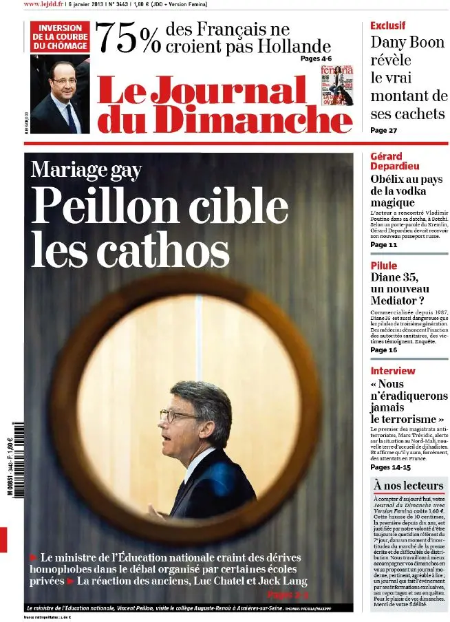 Le Journal du Dimanche - 6 Janvier 2013