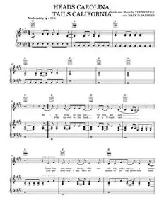 Heads carolina tails california - Jo Dee Messina (Piano-Vocal-Guitar)