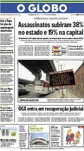 Jornal O Globo - 31 de outubro de 2013 - Quinta