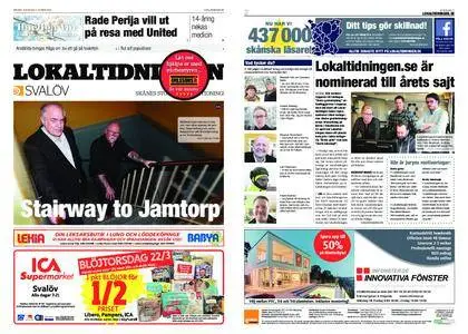 Lokaltidningen Svalöv – 17 mars 2018