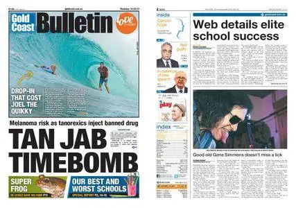 The Gold Coast Bulletin – March 14, 2013