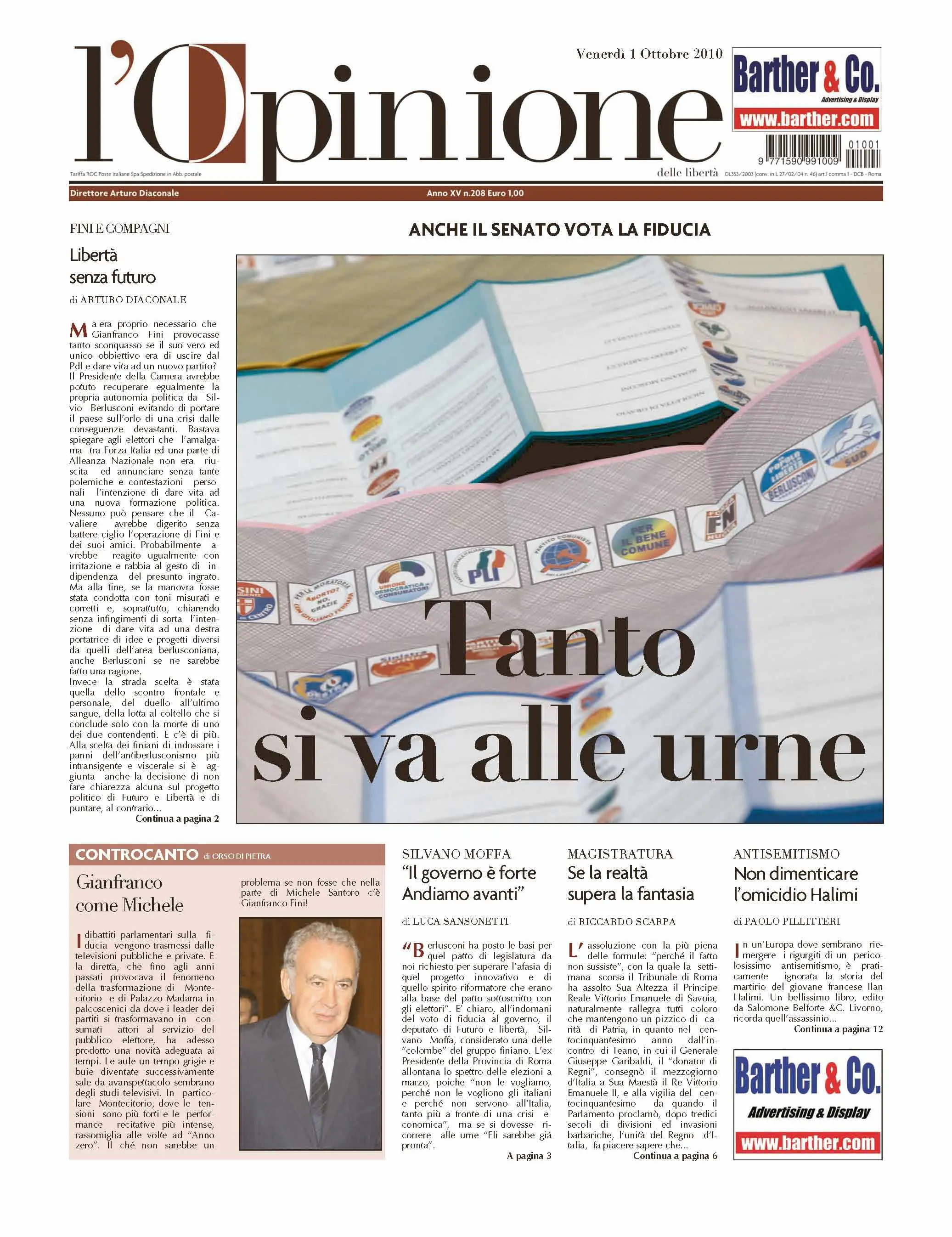 L'Opinione 01.10.2010
