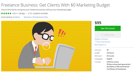 Freelance Business: Get Clients With $0 Marketing Budget (2016)